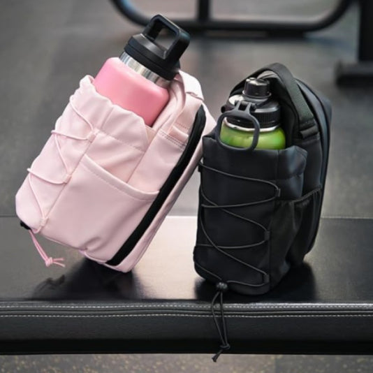 Athlix Magnetic Gym Bottle Bag – Hands-Free Workout Storage